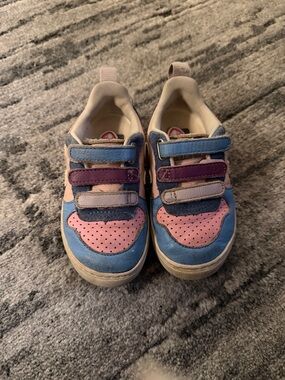 Veja Kids Pink, Blue & Purple Velcro Sneakers